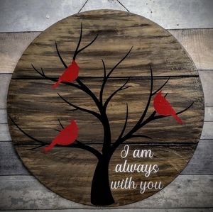 Round 15.75" wall/door sign/hanger